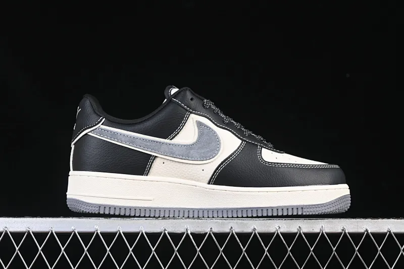 All categories Nk Air Force 1 Air Force series Nk Air Force 1 Low Air Force low-top Nike Air Force 1'07 Low Stusi co-branded beige gray black woven label Air Force 1 low-top casual sneakers DF0188-102
